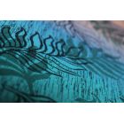 Echarpe Yaro - Oasis Duo Aqua Grad Emerald Navy Wool - 70% Coton/30% Laine - 3