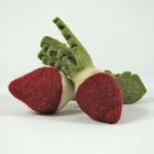 Légumes en laine feutrée - 2 radis - Papoose Toys  - 1