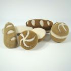 Petits pains en laine feutrée - 2 radis - Papoose Toys  - 5