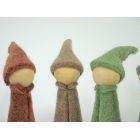 7 gnomes earth en feutre de laine - Papoose Toys  - 2